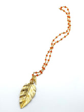 Load image into Gallery viewer, &quot;Tropical&quot; Leaf Necklace
