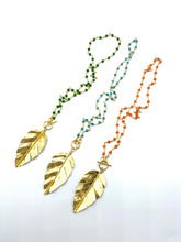 Load image into Gallery viewer, &quot;Tropical&quot; Leaf Necklace
